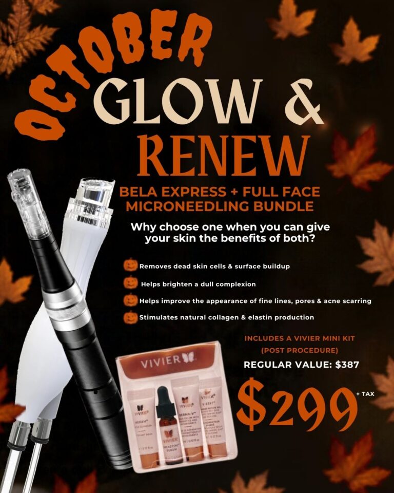 Facial and Microneedling promotion