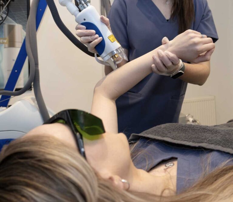 Professional laser hair removal treatment in Windsor using the Splendor X machine at Laser It! Salon & Medical Spa.